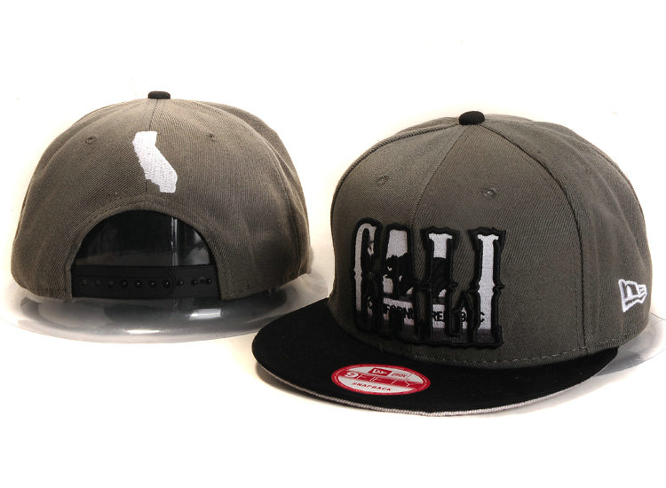 Califomia Republic Collection Grey Snapback Hat YS 2
